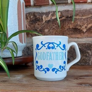 Vintage GODFATHER filigree English Mug